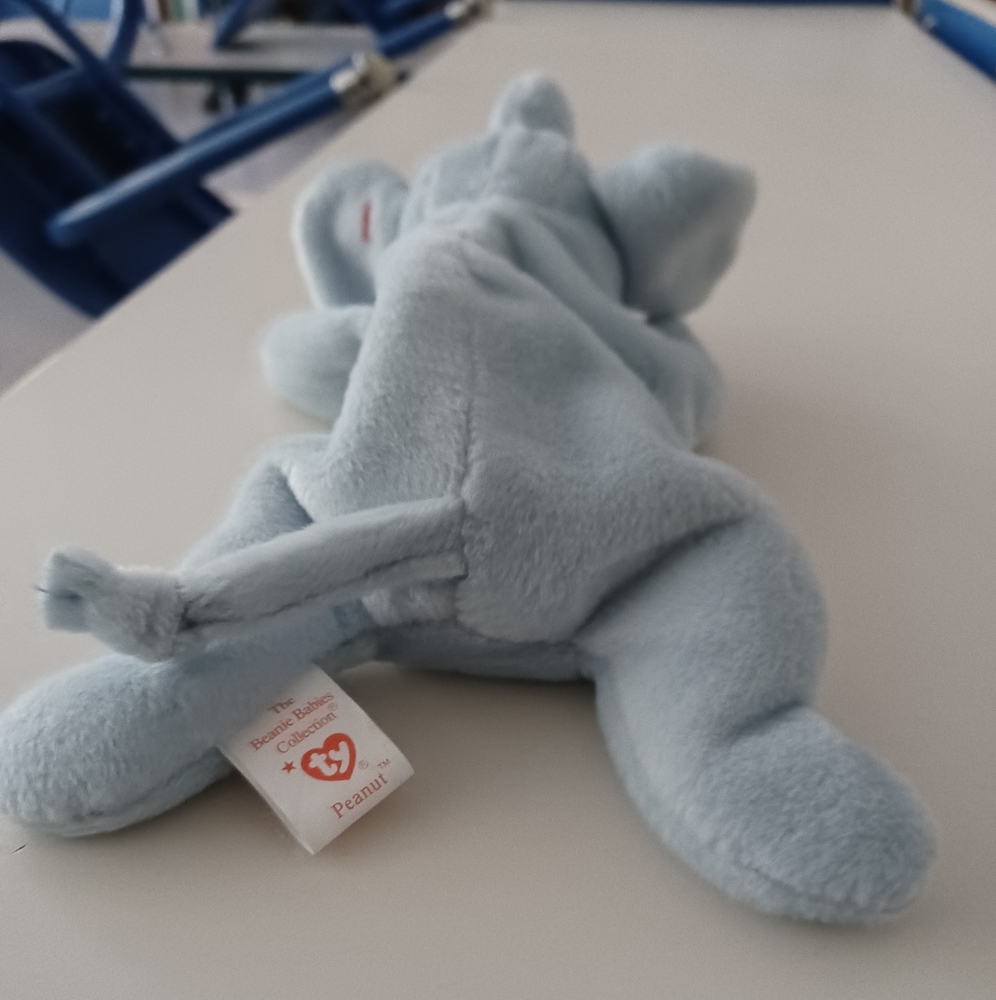 ✓Ty beanie baby elephant peanut 10in - Picture 7 of 13